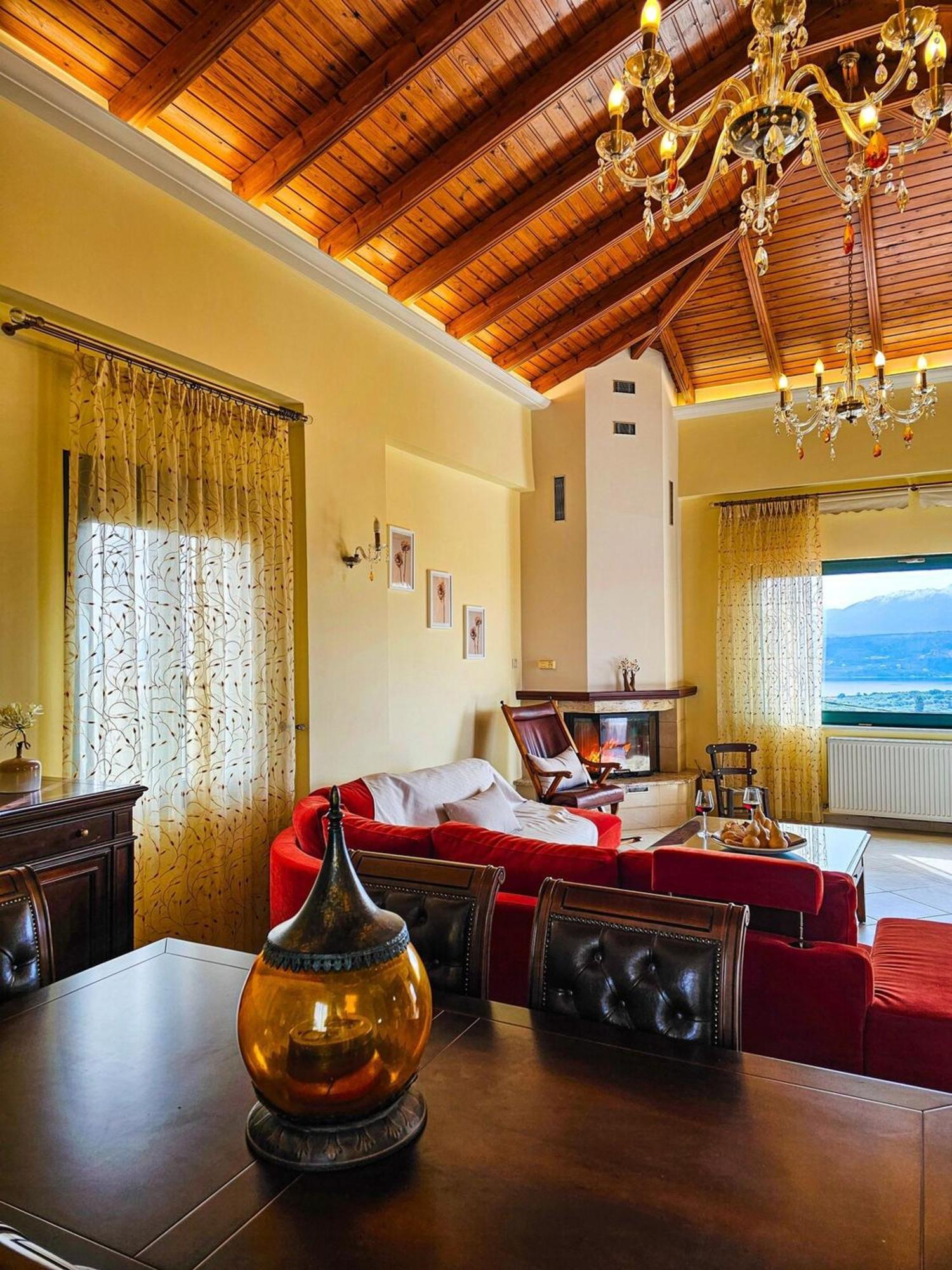 Villa Aitheras With Sea Views And Garden Sternai Exterior photo