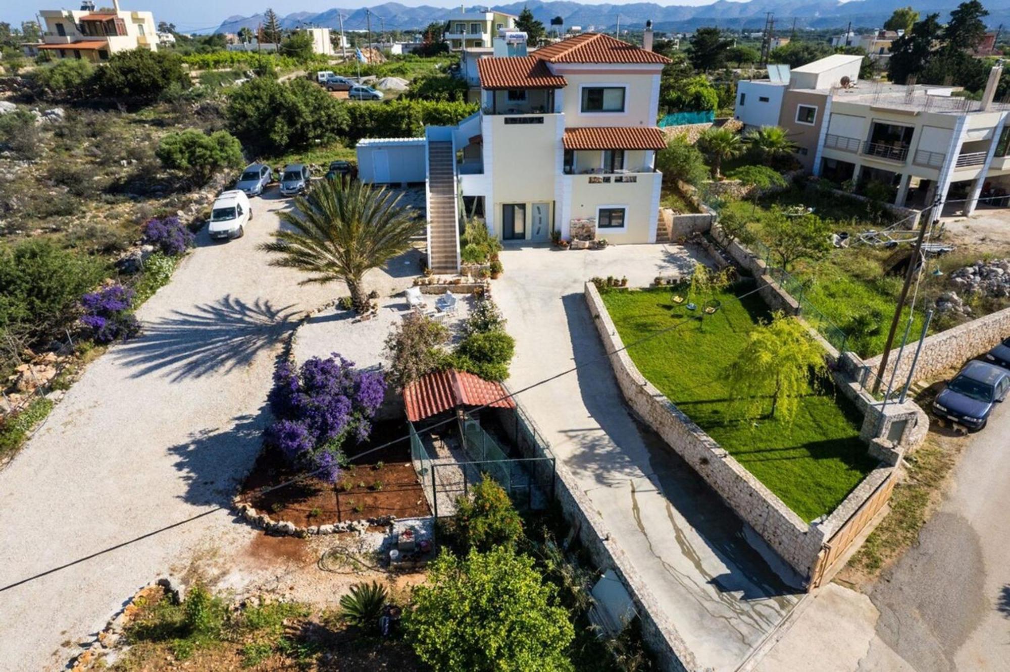 Villa Aitheras With Sea Views And Garden Sternai Exterior photo
